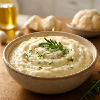 Creamy Garlic Herb Cauliflower Mash