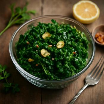 Garlic-Infused Sautéed Kale: A Quick Vegan Side