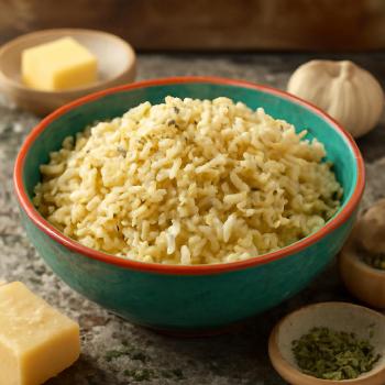 Garlic Parmesan Rice Pilaf