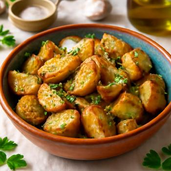 Garlic Parmesan Roasted Potatoes