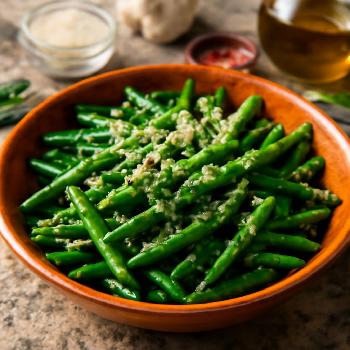 Garlic Parmesan Sautéed Green Beans