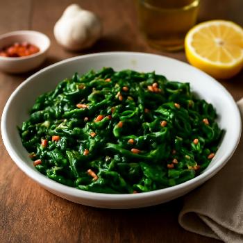 Garlic Sautéed Spinach
