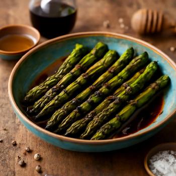 Grilled Asparagus with Balsamic Glaze