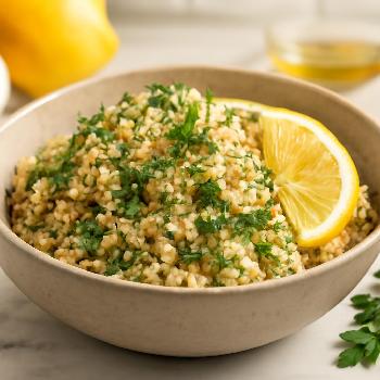 Herb-Infused Quinoa with Lemon for Fish