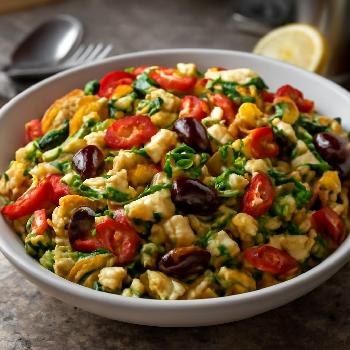 Mediterranean Roasted Vegetable Pasta Salad