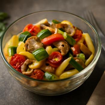 Pasta with Sautéed Vegetables