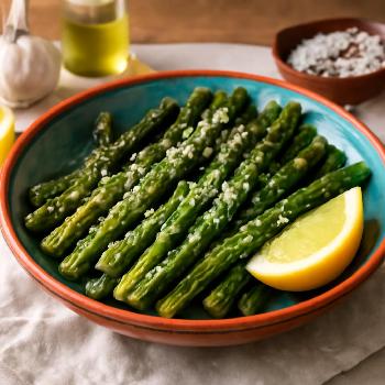 Roasted Asparagus with Lemon and Parmesan