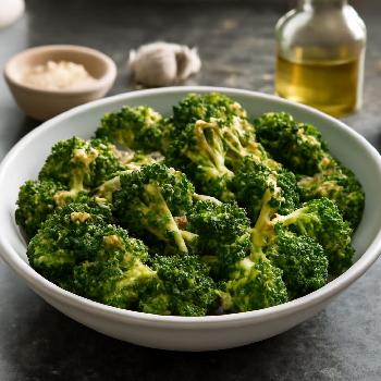 Roasted Garlic Parmesan Broccoli