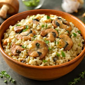 Savory Mushroom Rice Pilaf