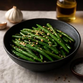 Simple Garlic Green Beans