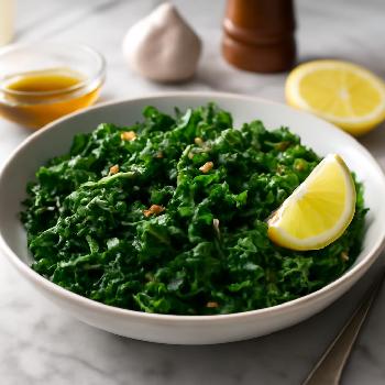 Simple Sautéed Kale with Lemon