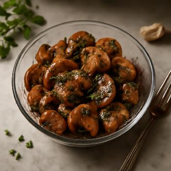 Simple Sautéed Mushrooms with Butter and Herbs