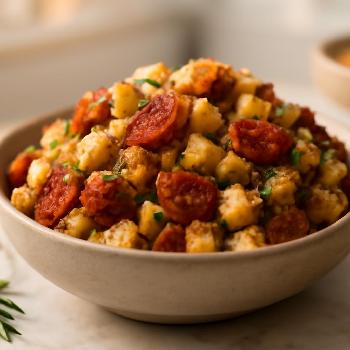 Spicy Chorizo and Apple Stuffing
