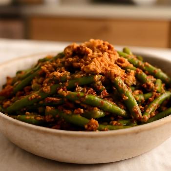 Spicy Korean Green Bean Casserole
