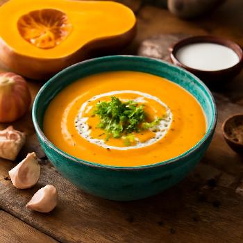 Creamy Vegan Butternut Squash Soup with Coconut Milk