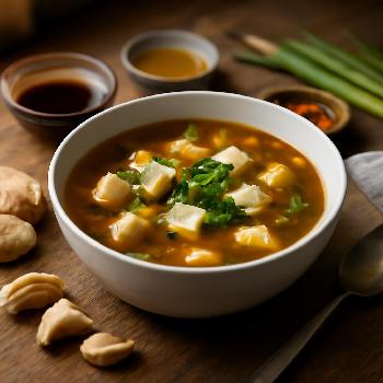 Ginger Garlic Broth Soup