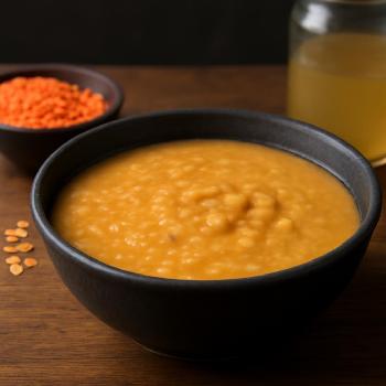 Red Lentil Slurry for Soup Thickening