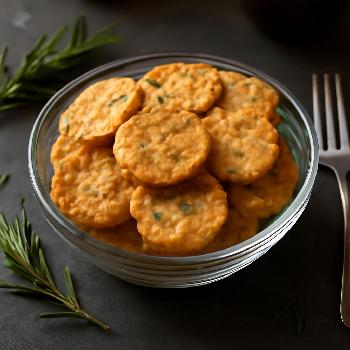 Rosemary Parmesan Crackers