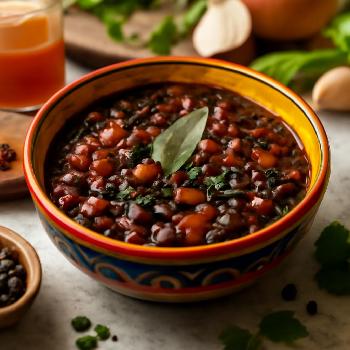 Smoky Vegetarian Black Bean Soup
