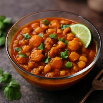 Spicy Vegan Chickpea and Sweet Potato Stew