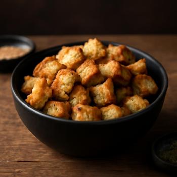 Toasted Sourdough Croutons for Soup