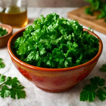 Vibrant Parsley Garnish